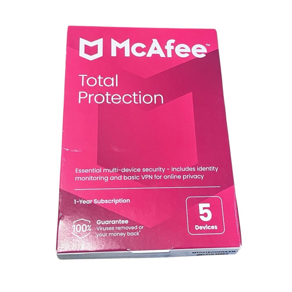 McAfee Total Protection AntiVirus VPN Window Mac Android iOS ChromeOS Prod Key